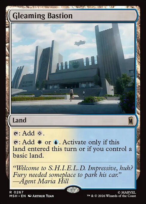 Gleaming Bastion - Marvel Super Heroes Magic card