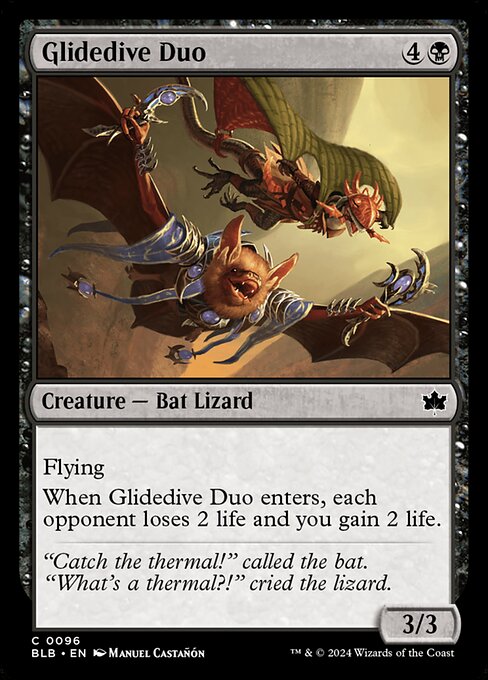 Glidedive Duo - Bloomburrow Magic card