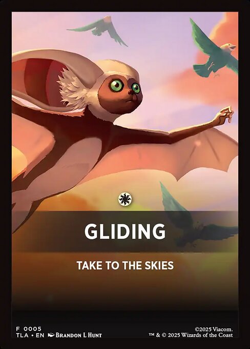 Gliding - Avatar: The Last Airbender Jumpstart Front Cards (#5) - Magic: The Gathering Card