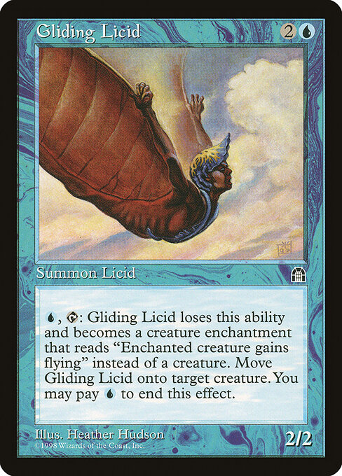Lícido planeador (Gliding Licid) - Stronghold (#31) - Illustrated by Heather Hudson - Magic: The Gathering Card