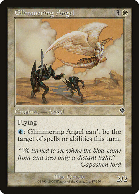 Glimmering Angel - Invasion Magic card