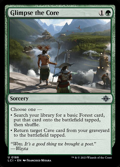 Glimpse the Core - The Lost Caverns of Ixalan Magic card
