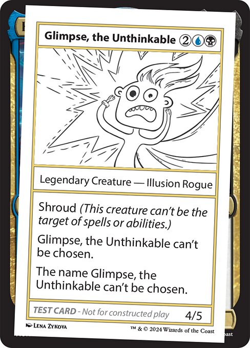 Glimpse, the Unthinkable - Mystery Booster 2 Magic card