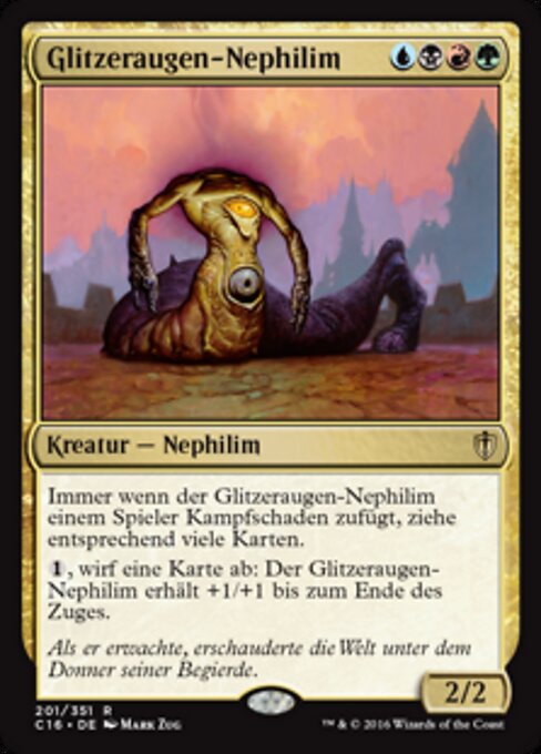 Glitzeraugen-Nephilim (Glint-Eye Nephilim) - Guildpact (#115) - Illustrated by Mark Zug - Magic: The Gathering Card