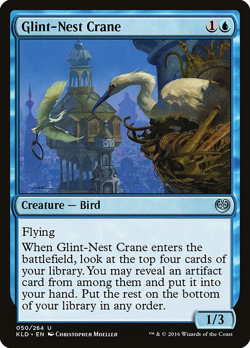 Glint-Nest Crane - Kaladesh Magic card
