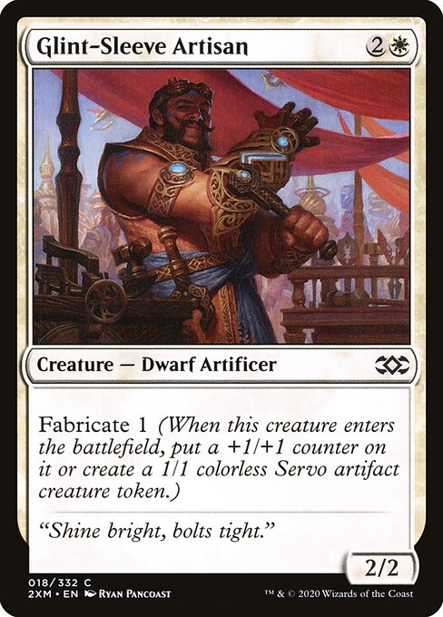 Glint-Sleeve Artisan - Double Masters Magic card