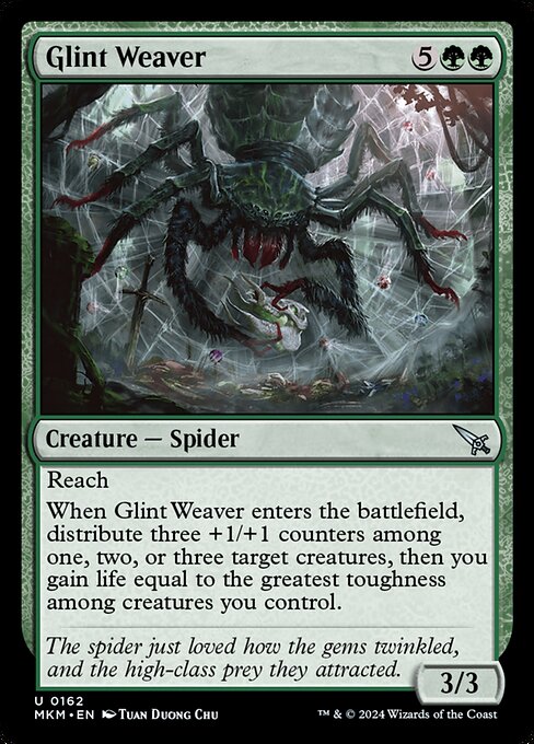 Glint Weaver - Murders at Karlov Manor Magic card