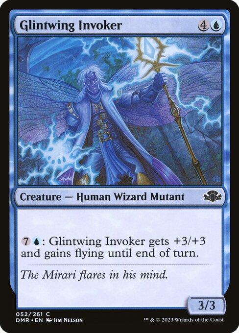 Glintwing Invoker - Dominaria Remastered (#52) - Illustrated by Jim Nelson - Magic: The Gathering Card