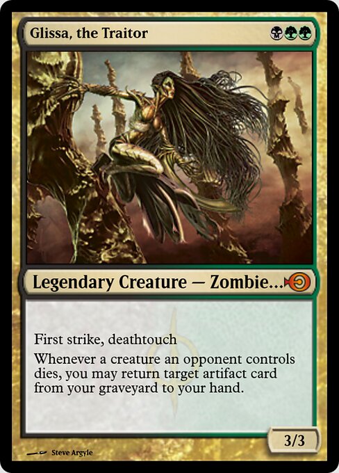 Glissa, the Traitor - Magic Online Promos (#39618) - Illustrated by Steve Argyle - Magic: The Gathering Card