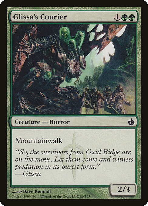Glissa's Courier - Mirrodin Besieged Magic card