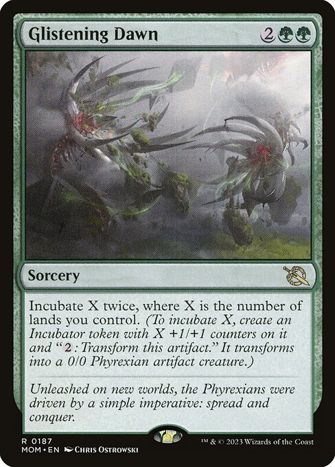 Glistening Dawn - March of the Machine Magic card