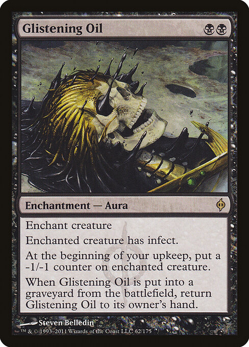 Glistening Oil - New Phyrexia Magic card