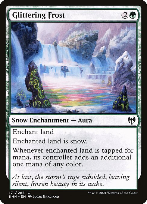 Glittering Frost - Kaldheim Magic card