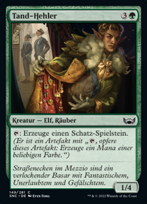 Lustrivendolo (Glittermonger) - Streets of New Capenna (#149) - Illustrated by Evyn Fong - Magic: The Gathering Card