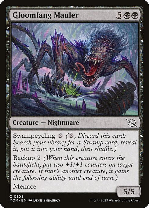 Gloomfang Mauler - March of the Machine Magic card