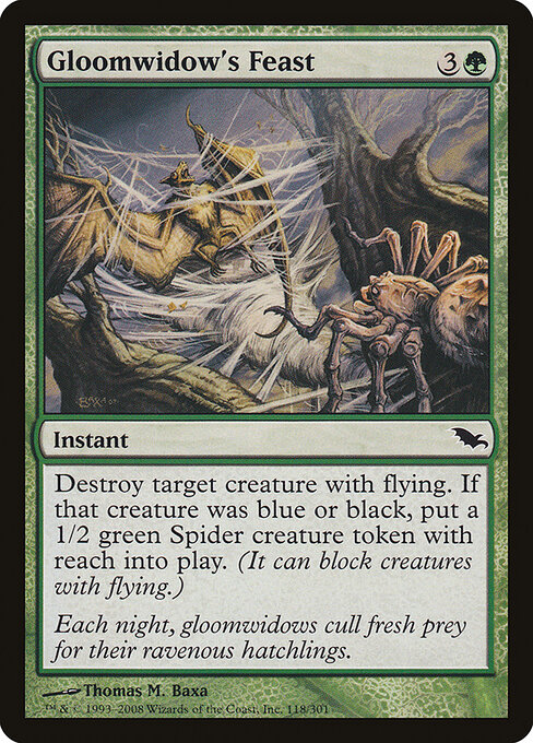 Gloomwidow's Feast - Shadowmoor Magic card