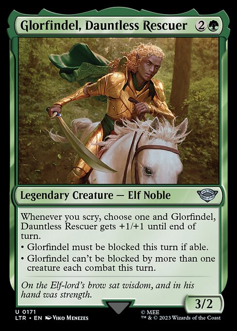 Glorfindel, Dauntless Rescuer - The Lord of the Rings: Tales of Middle-earth Magic card
