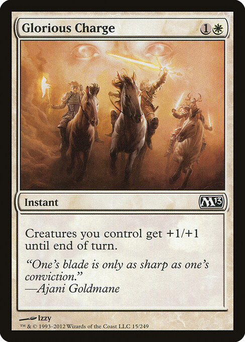 Glorious Charge - Magic 2013 Magic card