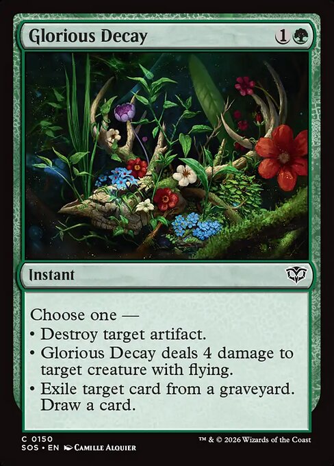 Glorious Decay - Secrets of Strixhaven Magic card