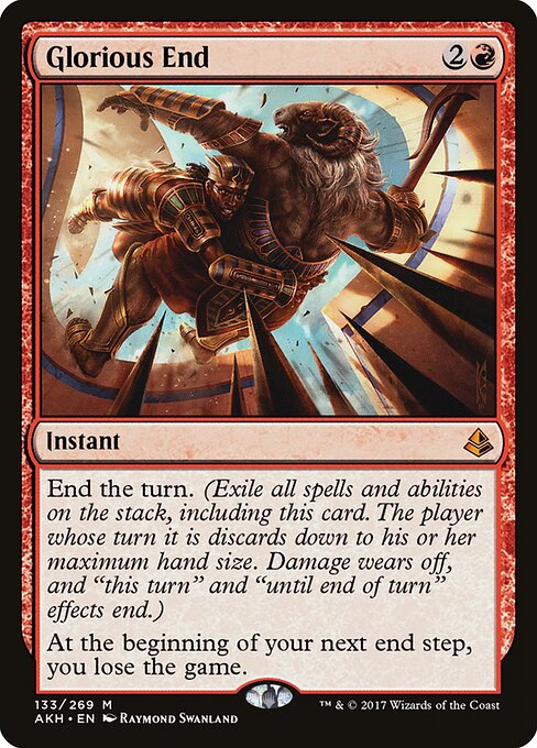 Glorious End - Amonkhet Magic card