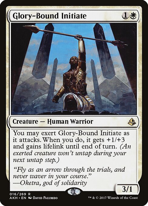 Glory-Bound Initiate - Amonkhet Magic card