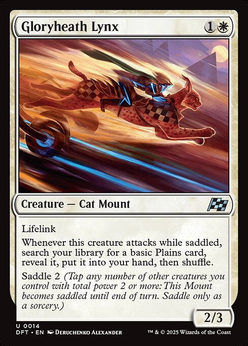 Gloryheath Lynx - Aetherdrift Magic card