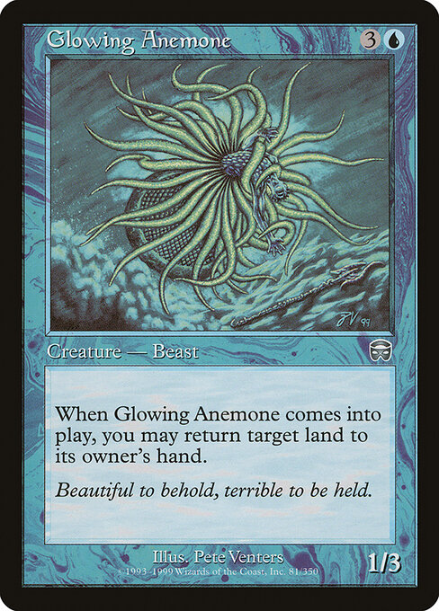 Glowing Anemone - Mercadian Masques Magic card