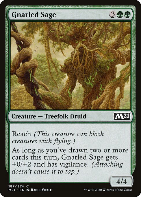 Gnarled Sage - Core Set 2021 Magic card