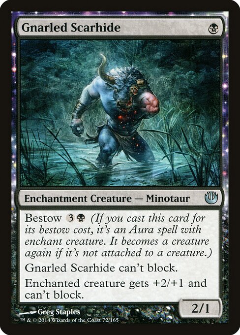 Gnarled Scarhide - Journey into Nyx Magic card