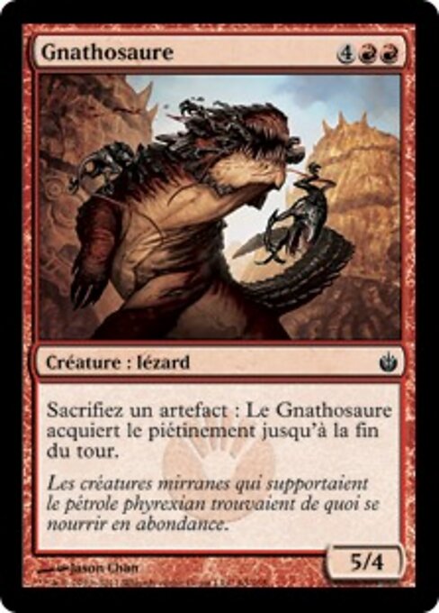 Gnatosaurio (Gnathosaur) - Mirrodin Besieged (#63) - Illustrated by Jason Chan - Magic: The Gathering Card