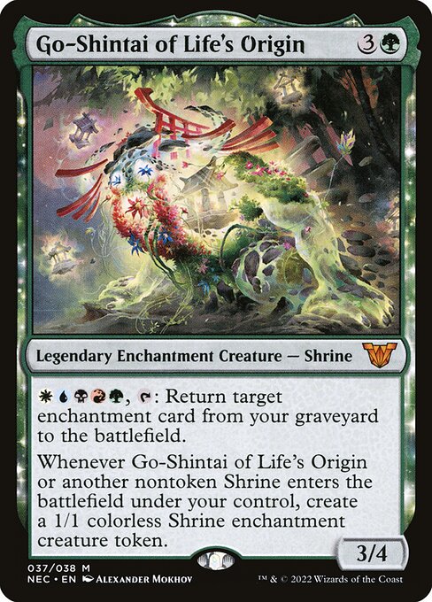 Go-Shintai of Life's Origin - Neon Dynasty Commander Magic card