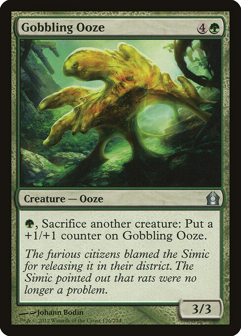 Gobbling Ooze - Return to Ravnica Magic card