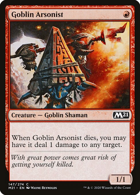 Goblin Arsonist - Core Set 2021 Magic card