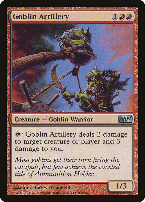Goblin Artillery - Magic 2010 Magic card