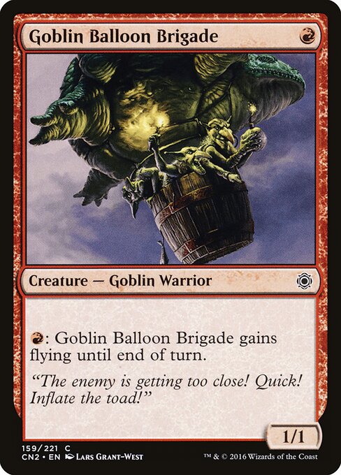 Goblin Balloon Brigade - Conspiracy: Take the Crown Magic card