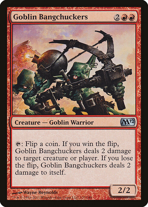 Goblin Bangchuckers - Magic 2012 Magic card