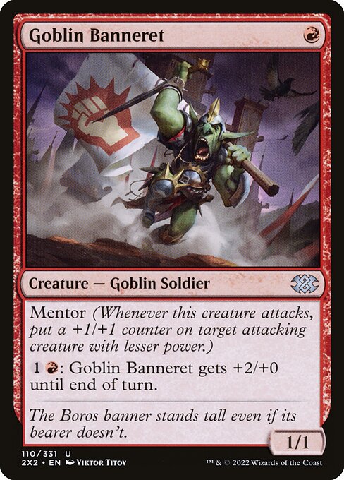Goblin Banneret - Double Masters 2022 Magic card