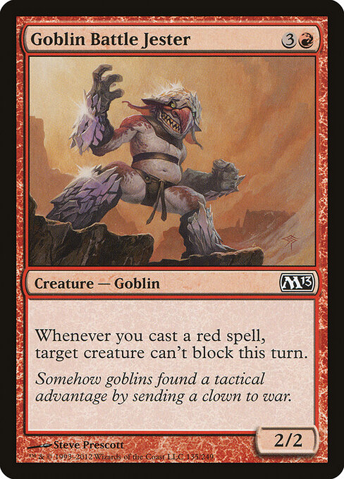 Goblin Battle Jester - Magic 2013 Magic card
