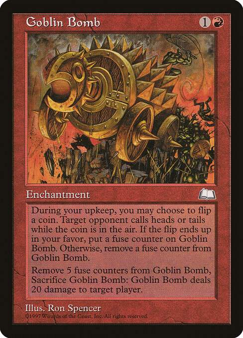 Goblin Bomb - Weatherlight Magic card