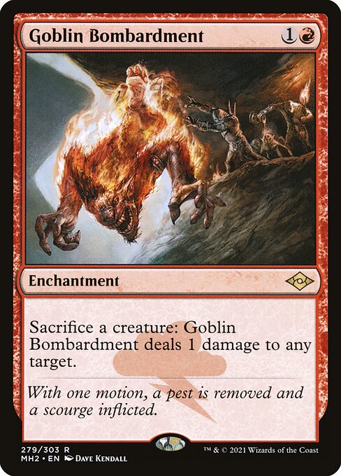 Goblin Bombardment - Modern Horizons 2 Magic card
