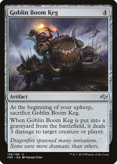 Goblin Boom Keg - Fate Reforged Magic card