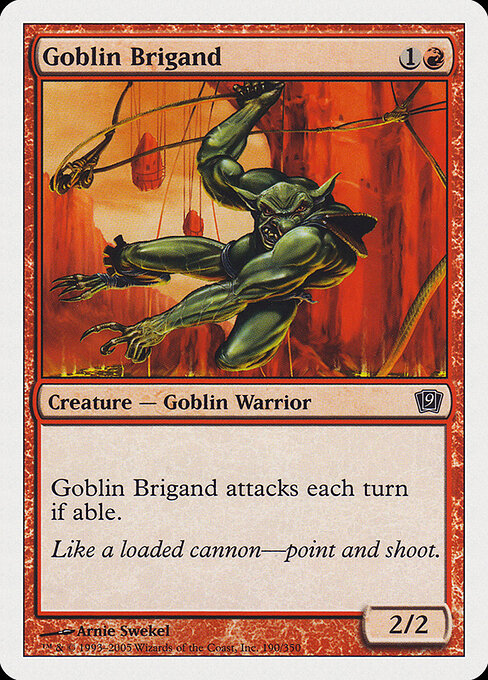 Goblin Brigand - Ninth Edition Magic card
