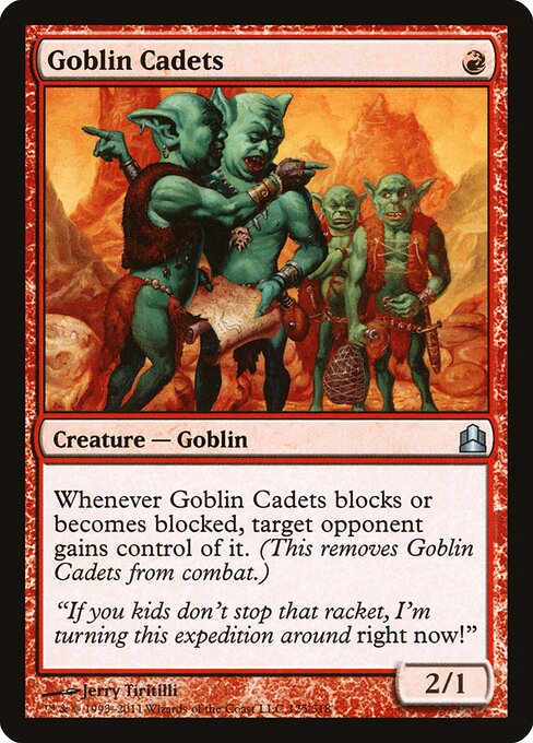 Goblin Cadets - Commander 2011 (#125) - Illustrated by Jerry Tiritilli - Magic: The Gathering Card