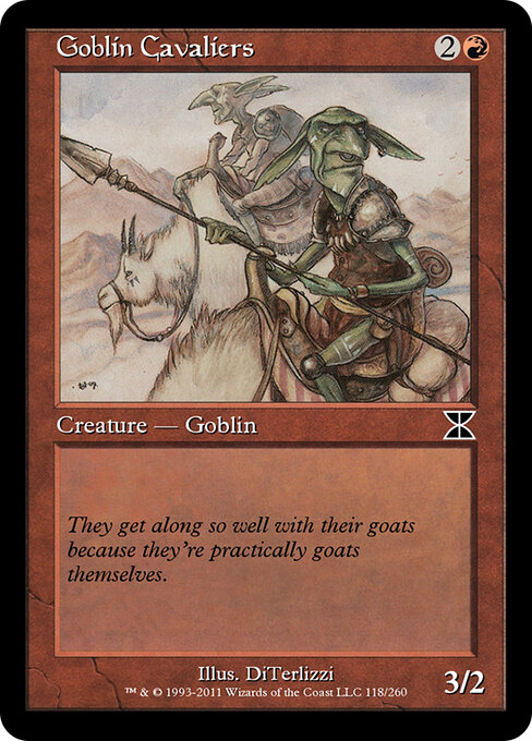 Goblin Cavaliers - Masters Edition IV Magic card