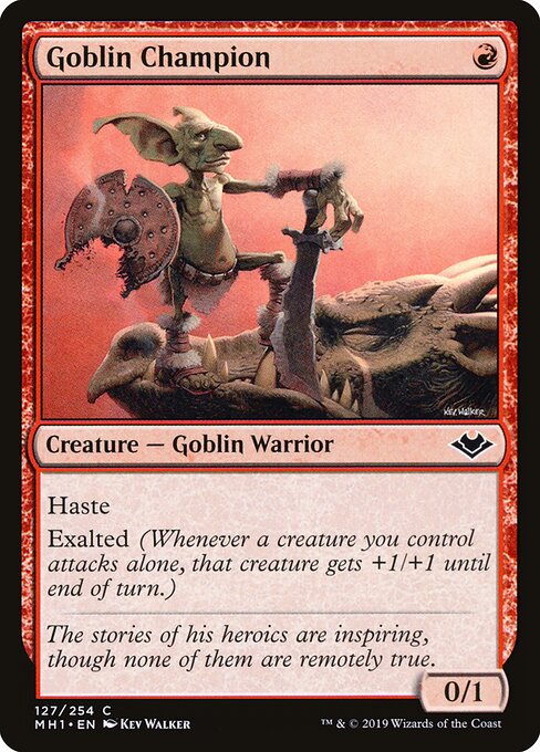 Goblin Champion - Modern Horizons Magic card