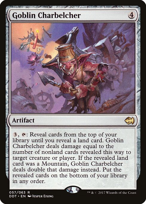 Goblin Charbelcher - Duel Decks: Merfolk vs. Goblins (#57) - Illustrated by Jesper Ejsing - Magic: The Gathering Card