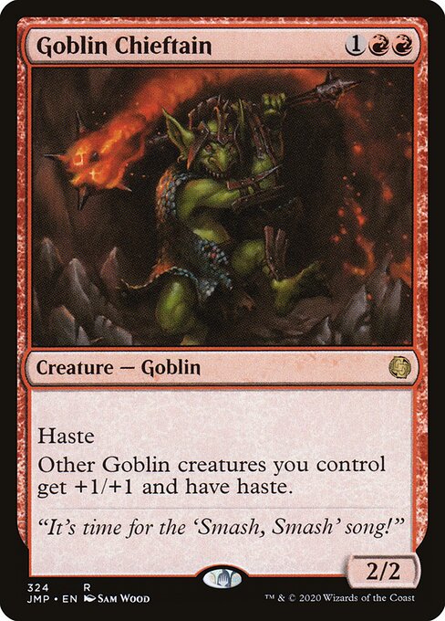 Goblin Chieftain - Jumpstart Magic card