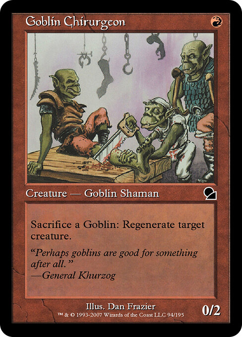 Goblin Chirurgeon - Masters Edition Magic card