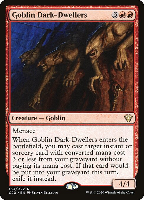Goblin Dark-Dwellers - Commander 2020 Magic card
