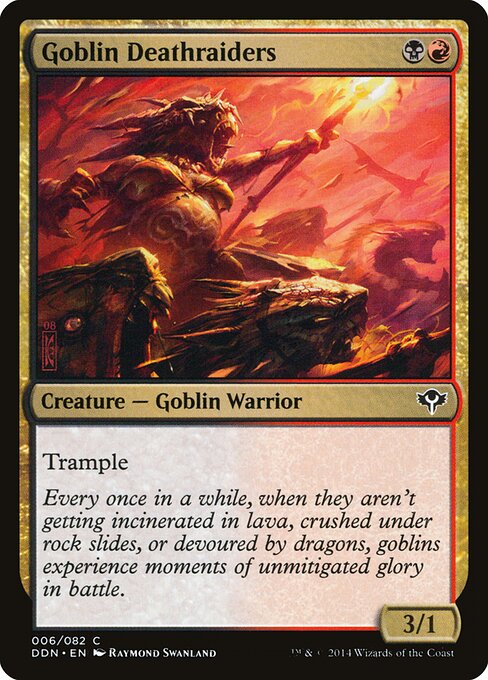 Goblin Deathraiders - Duel Decks: Speed vs. Cunning Magic card